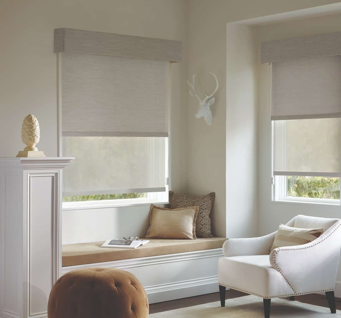 Designer Screen Shades near Sioux Falls, South Dakota (SD) block UV rays and prevent sun damage.