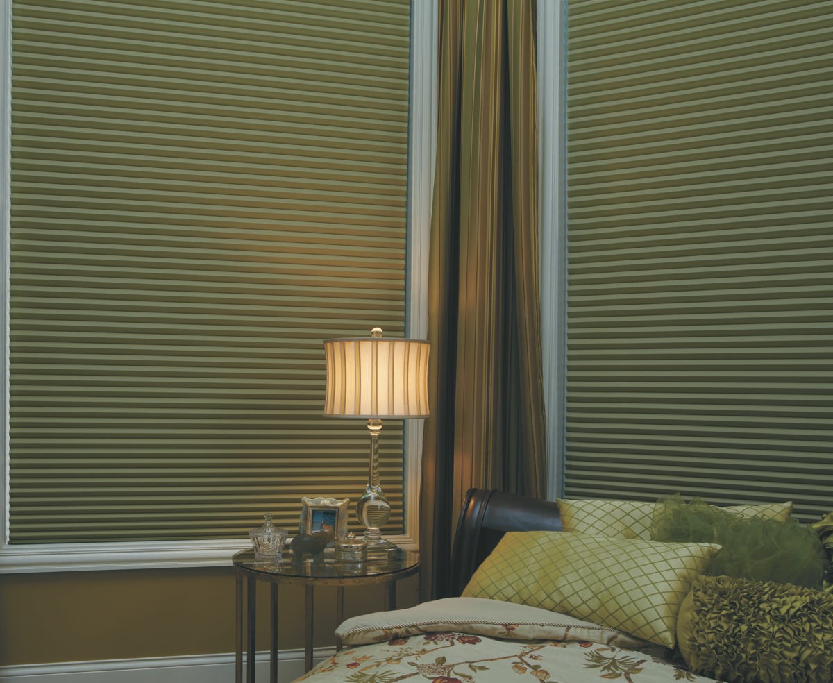 Keep warm with Duette Honeycomb Shades near Sioux Falls, South Dakota, while reducing energy bills